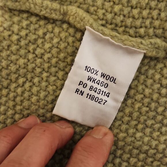 Boden Green Wool Cardigan Sweater size 12 - Picture 6 of 8